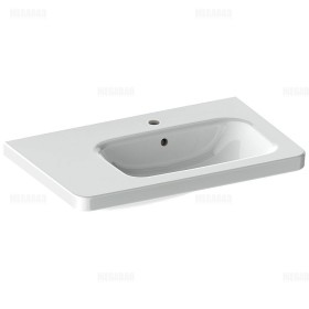 Lavabo de meuble Duravit DuraStyle 80 cm asymétrique, vasque à droite avec 1 trou de robinet