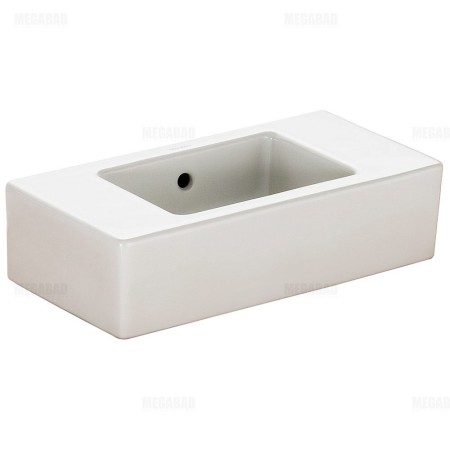 Lavabo Duravit Vero 50 cm, avec pré-perçage pour robinet à gauche et à droite