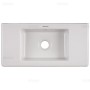 Lavabo Duravit Vero 50 cm, avec pré-perçage pour robinet à gauche et à droite - vue détaillée