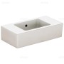 Lavabo Duravit Vero 50 cm, avec trou de robinet à gauche et à droite