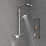 Villeroy & Boch Infinity Showers Badewannenthermostat eckig - technische Ansicht