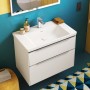 Villeroy & Boch Subway 3.0 Schrankwaschtisch 80 cm, mit 1 Hahnloch, mit Überlauf - Detailansicht