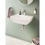 VitrA Integra Waschtisch 55 cm, mit Überlaufloch, 1 Hahnloch mittig - Produktansicht