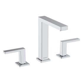 Rubinetteria per lavabo hansgrohe Tecturis E a 3 fori 150 risparmio d'acqua+ con scarico Push-Open