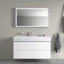Lavabo meuble Duravit Vero Air avec 1 trou de robinet 120 x 47 cm, avec trop-plein - vue technique