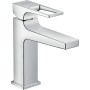 Miscelatore monocomando per lavabo hansgrohe Metropol 110 con maniglia a forma di anello e tappo