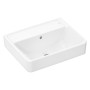 Lavabo hansgrohe Xanuia Q 500/390 senza foro miscelatore con troppopieno - vista dettagliata