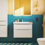 Villeroy & Boch Subway 3.0 Schrankwaschtisch 80 cm, mit 1 Hahnloch, mit Überlauf - technische Ansicht