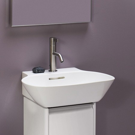 Lavabo LAUFEN INO 45 x 41 cm, avec trop-plein, avec trou de robinet
