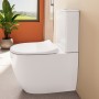 VitrA Sento WC a terra VitrA Flush 2.0, a muro, a scarico a pavimento