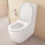 VitrA Sento WC a pavimento VitrA Flush 2.0, a parete, con scarico a pavimento senza bordo - vista dettagliata