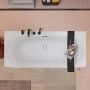 Villeroy & Boch Loop & Friends Oval Duo Rechteckwanne 170 x 75 cm - technische Ansicht