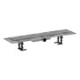 Ensemble complet de caniveau de douche hansgrohe RainDrain Compact 70 cm pour installation plate