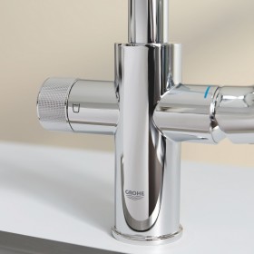 GROHE Blue Pure Start Rubinetto monocomando per lavello con funzione filtro Starter Set con filtro Ultrasafe
