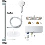 Robinet thermostatique de douche Grohe Grohtherm SmartControl avec ensemble de douche, 60 cm - vue détaillée