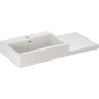 Vasque LAUFEN Living City 100 cm avec trop-plein et 1 trou de robinet, tablette à droite