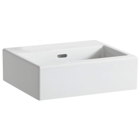 Lavabo mural LAUFEN Living City 45 cm avec trop-plein, sans trou de robinet
