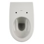 Duravit Architec WC sospeso a scarico a parete - vista tecnica