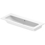 Duravit ME by Starck Meuble vasque 123 cm sans trou de robinet