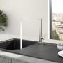 Rubinetto monocomando per cucina Villeroy & Boch Finera - vista tecnica