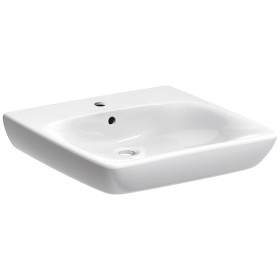 Lavabo Geberit Renova Comfort 55 cm, accessible aux personnes à mobilité réduite