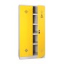 Wolfstahl Chemikalienschrank Gefahrstoffschrank Stahl Fachböden mit Lochblechabdeckung 92 x 42 x 195 cm - Produktansicht