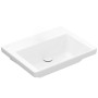 Villeroy & Boch Subway 3.0 Schrankwaschtisch 60 cm, ohne Hahnloch, ohne Überlauf, Unterseite geschliffen - Detailansicht