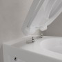 Villeroy & Boch O.novo WC sospeso con DirectFlush, senza bordo - vista tecnica