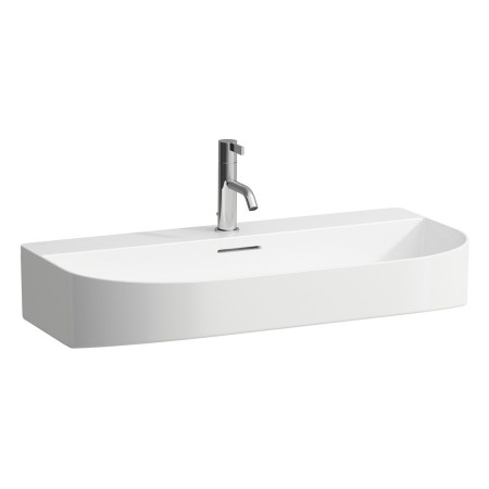 Lavabo encastrable LAUFEN Sonar 80 x 42 cm, avec 1 trou de robinet