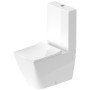 Duravit Viu WC a terra combinato 65 cm, Rimless®