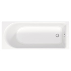Baignoire rectangulaire Duravit D-Neo 170 x 70 cm, version encastrée