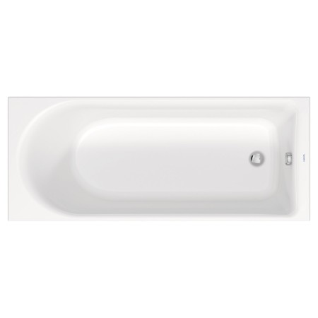 Baignoire rectangulaire Duravit D-Neo 170 x 70 cm, version encastrée