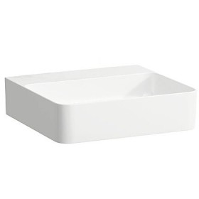 Lavabo à main LAUFEN Val 45 x 42 cm sans trou de robinet, sans trop-plein