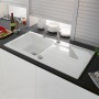 Villeroy & Boch Architectura 60 Einbauspüle, Ablaufgarnitur mit Excenterbetätigung, reversibel