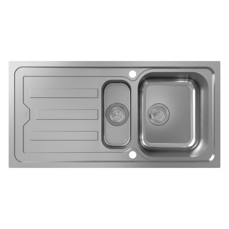 Lavello incasso hansgrohe S44 S440-F517 100 342/145 con gocciolatoio e sifone automatico