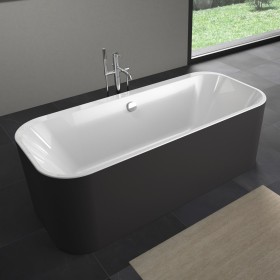 Baignoire Duravit Happy D.2 Plus Rectangulaire 180 x 80 cm, avec 2 dossiers inclinés, Autoportante