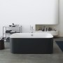 Vasca Da Bagno Duravit Happy D.2 Plus Rettangolare 180 x 80 cm, con 2 schienali inclinati, Autoportante - vista dettagliata