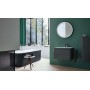 Vasca Da Bagno Duravit Happy D.2 Plus Rettangolare 180 x 80 cm, con 2 schienali inclinati, Autoportante - vista tecnica