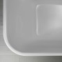 Vasca Da Bagno Duravit Happy D.2 Plus Rettangolare 180 x 80 cm, con 2 schienali inclinati, Autoportante - vista tecnica