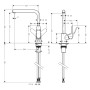 hansgrohe Focus M41 Miscelatore monocomando per cucina 280 Eco, 1jet - vista dettagliata