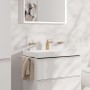 Rubinetto monocomando per lavabo hansgrohe Tecturis E 110 CoolStart risparmio idrico+ con scarico - vista dettagliata