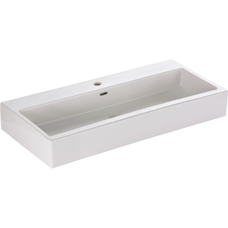 Meuble-lavabo LAUFEN Living City 100 cm avec trop-plein et 1 trou de robinet