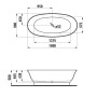 LAUFEN The New Classic freistehende Badewanne 190 x 90 cm