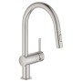 Rubinetto monocomando per lavello GROHE Minta con doccetta estraibile