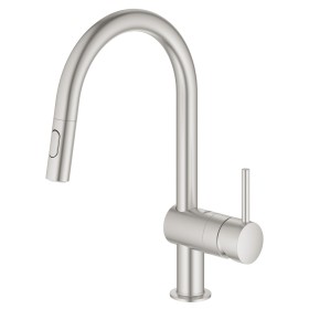 Rubinetto monocomando per lavello GROHE Minta con doccetta estraibile