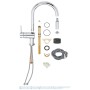 Rubinetto monocomando GROHE Minta con doccetta estraibile - vista dettagliata