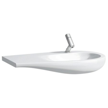 Vasque encastrable LAUFEN Alessi 90 x 50 cm, avec trou de robinet et tablette à gauche