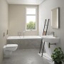 Lavabo Geberit Renova 50 x 40 cm avec trou de robinet sans trop-plein - vue détaillée