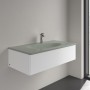 Villeroy & Boch Antao Schrankwaschtisch 100 x 50 cm, ohne Überlauf, mit 1 Hahnloch - technische Ansicht