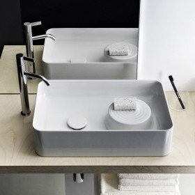 VASQUE LAUFEN Val 55 x 36 cm sans trou de robinet, sans trop-plein
